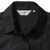 foto 4 Getailleerde dames blouse zwart te personaliseren met en bedrijfslogo 
