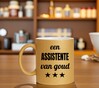 foto 2 Glitter gouden beker voor een assistente van goud