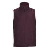 Heren fleece bodywarmer bordeaux