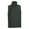 Heren fleece bodywarmer flessengroen
