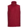 Heren fleece bodywarmer rood