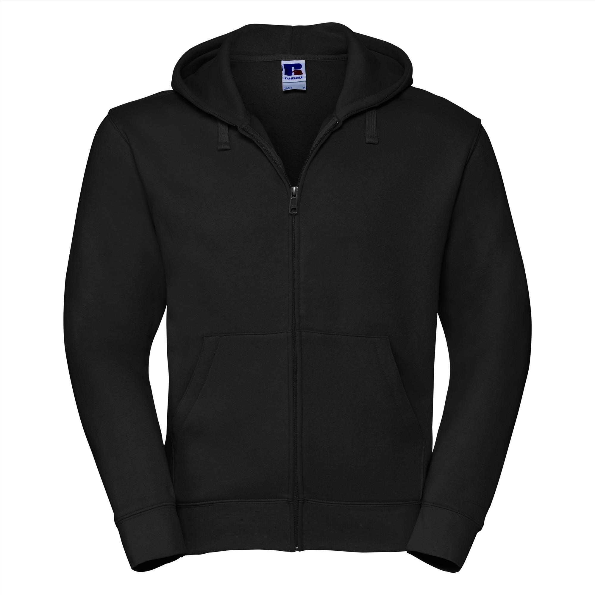Heren hoodie zwart ideaal voor eigen design en bedrukking