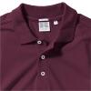 foto 4 Heren polo bordeaux slim fit perfect voor personaliseren 