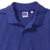 foto 4 Heren polo royal blauw zwaar gebreid perfect voor bedrukking 