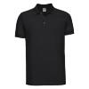 Heren polo zwart slim fit perfect voor personaliseren