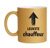 foto 1 Leuke kado mok goud met glitters voor een chauffeur orgineel cadeautje