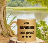 foto 2 Mok voor een hulpverlener van goud met glitters orgineel bedankje