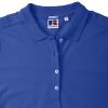 foto 4 Nauw aansluitende dames polo azuur blauw te personaliseren te bedrukken 