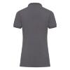 foto 2 Nauw aansluitende dames polo donkergrijs te personaliseren te bedrukken