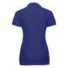 foto 2 Nauw aansluitende dames polo royal blauw te personaliseren te bedrukken