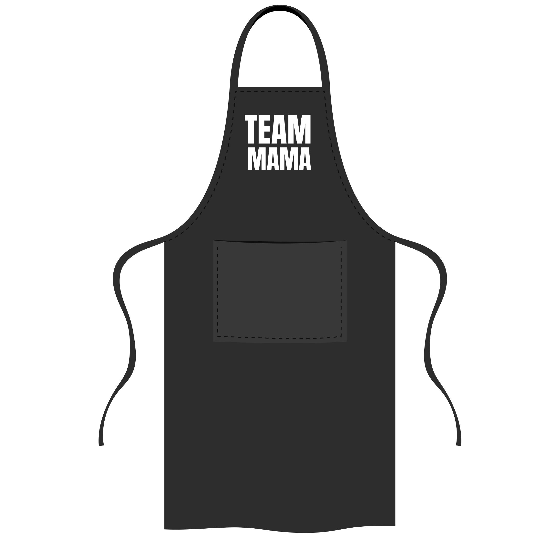 Schort voor Team Mama