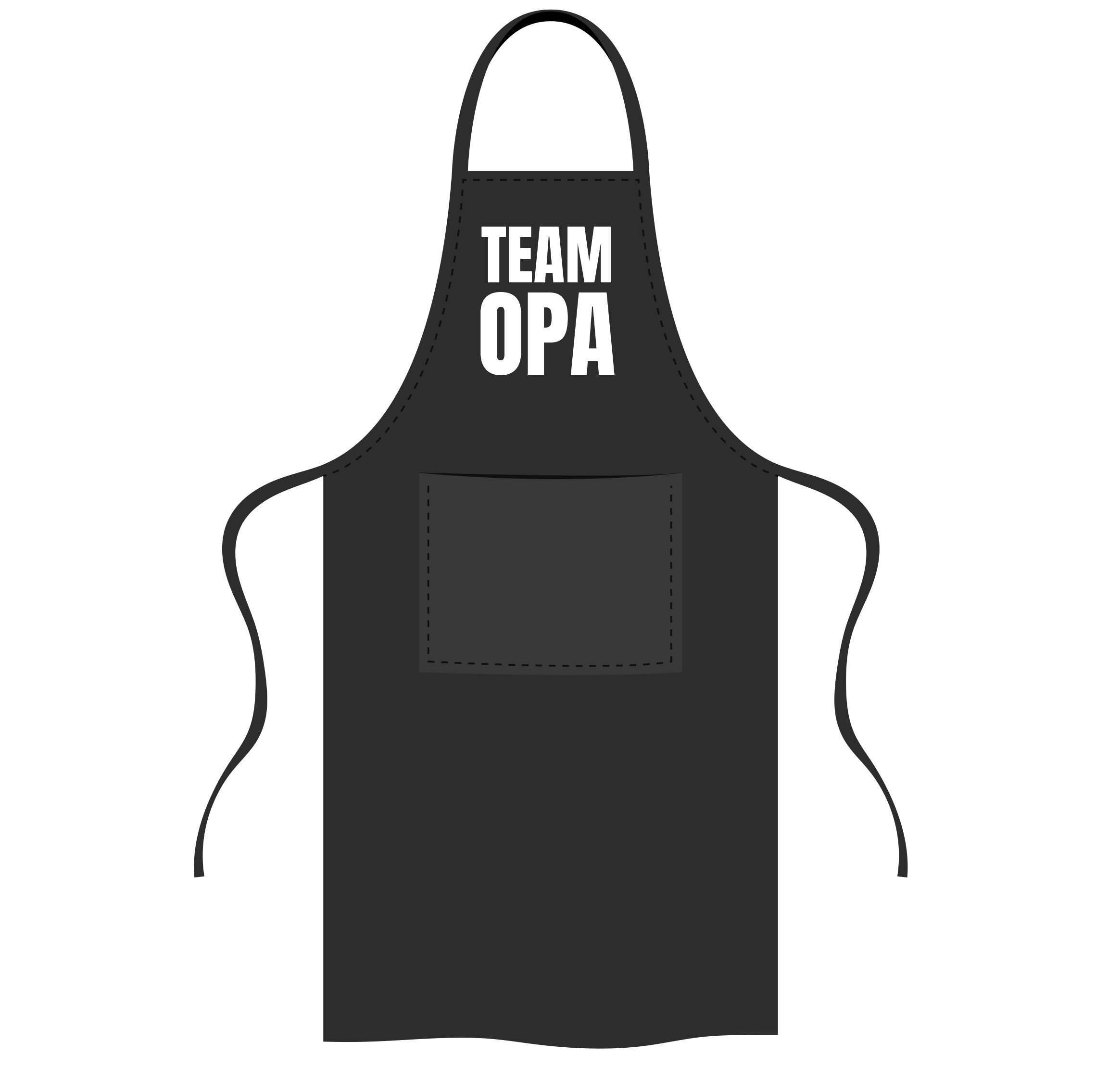 Schort voor Team Opa!