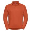 Stevig heren workwear sweatshirt oranje ideaal voor bedrijfslogo bedrukking shirts voor in de bouw bouwvakkers