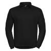 Stevig heren workwear sweatshirt zwart ideaal voor bedrijfslogo bedrukking shirts voor in de bouw bouwvakkers