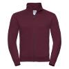 Sweatjacket bordeaux voor mannen perfect voor persoonlijke bedrukking personaliseren