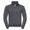 foto 1 Sweatjacket donkergrijs voor mannen perfect voor persoonlijke bedrukking personaliseren