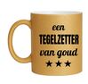 foto 1 Beker voor een tegelzetter van goud