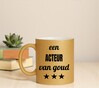 foto 3 Beker voor koffie of thee voor een acteur van goud
