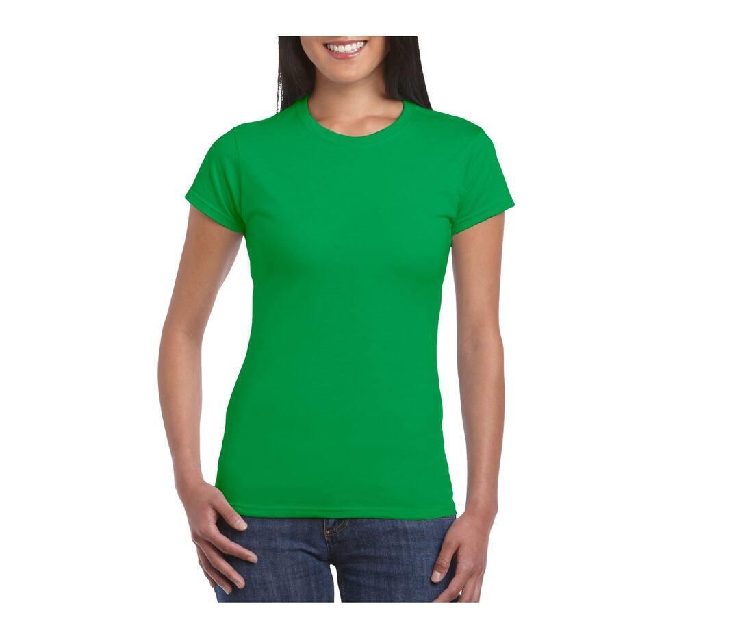Dames T-Shirt irish green personaliseer dit T-shirt met eigen tekst ontwerp