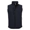 Heren gilet donkerblauw softshell