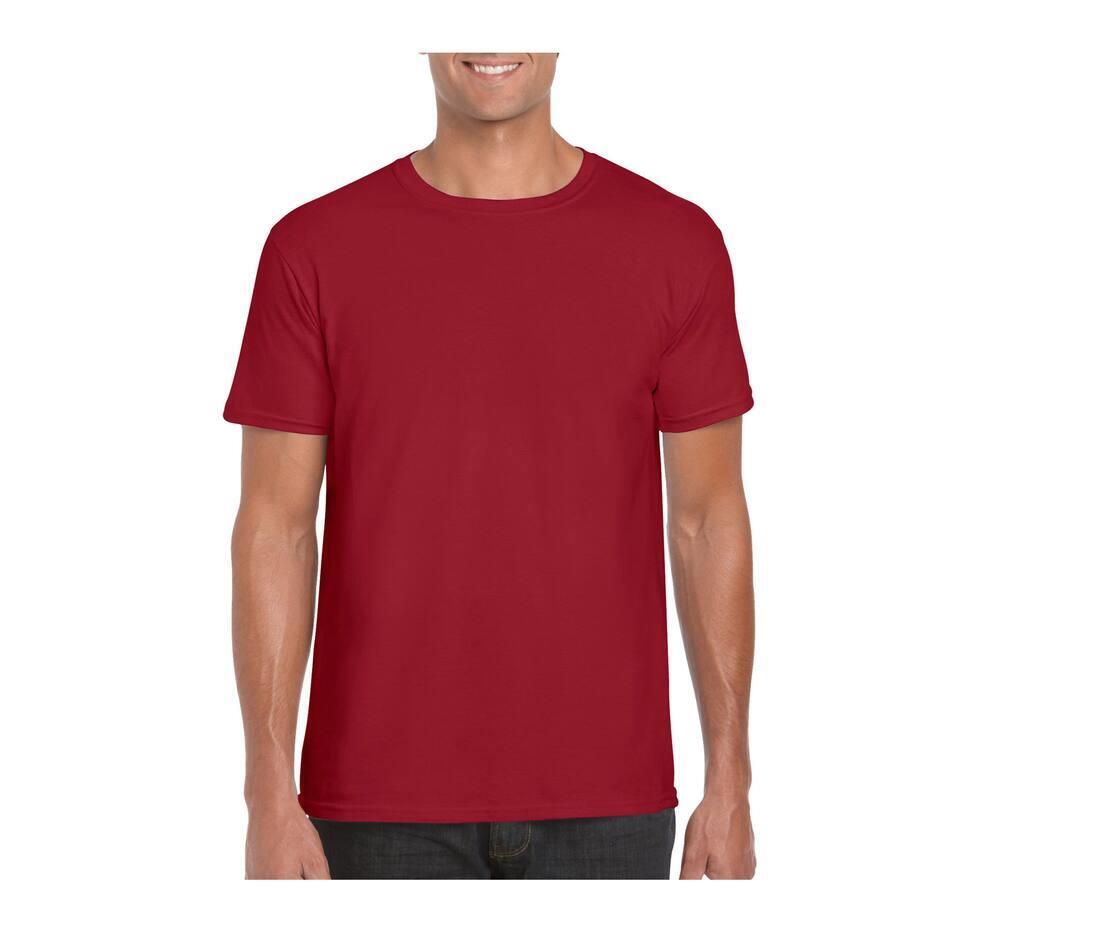 Heren T-Shirt cardinal red personaliseer dit T-shirt met eigen kei leuke tekst