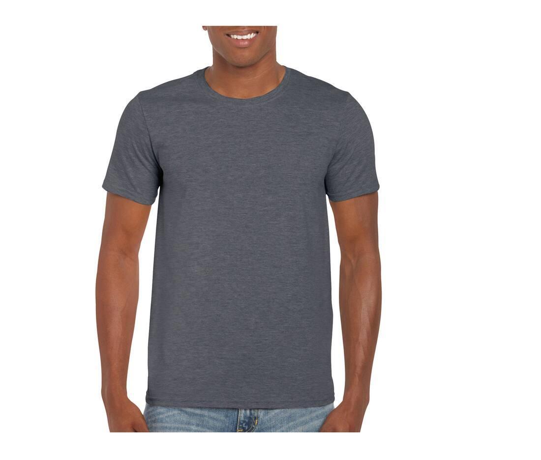 Heren T-Shirt dark heather personaliseer dit T-shirt met eigen tekst ontwerp naar keuze