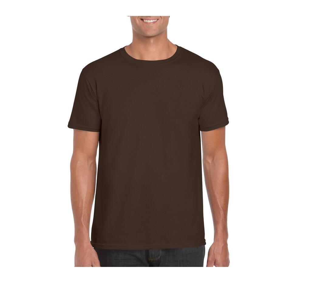 Heren T-Shirt donkerbruin personaliseer dit T-shirt met originele tekst of afbeelding