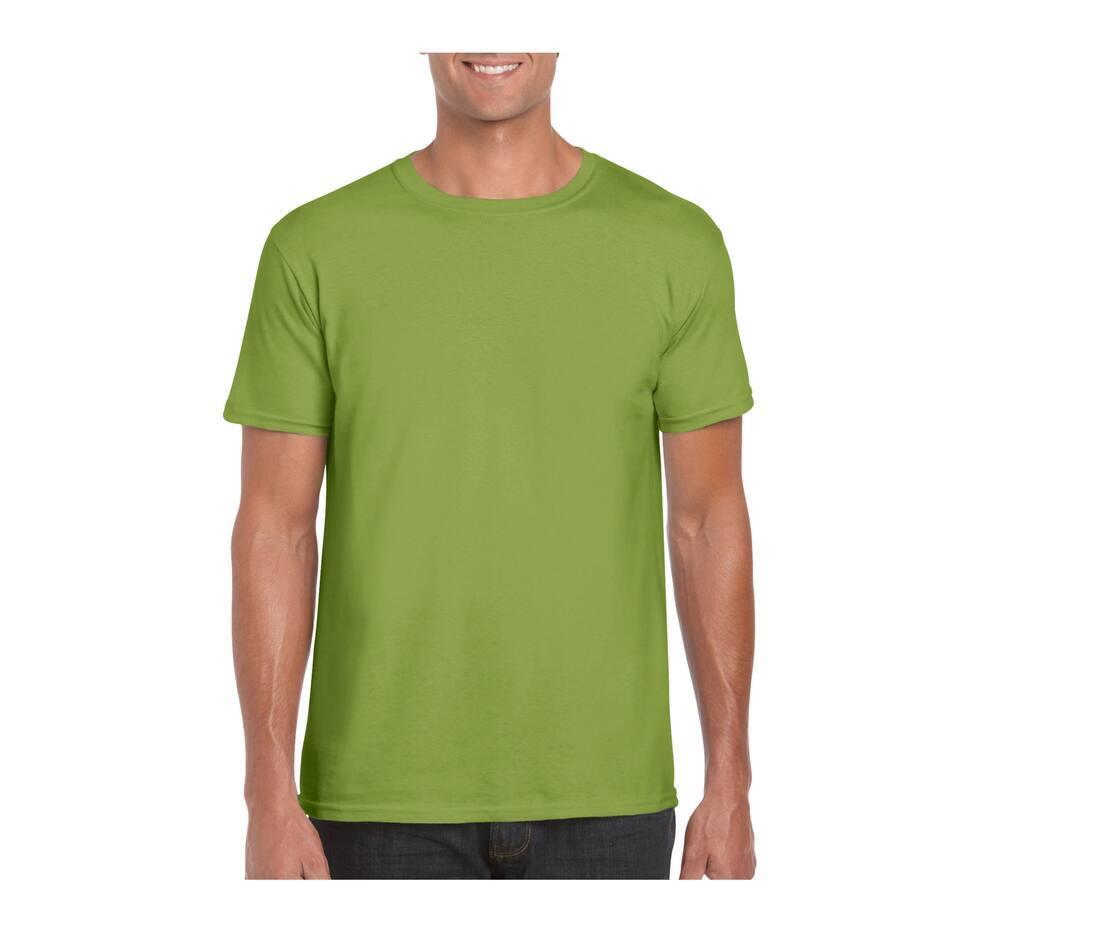 Heren T-Shirt kiwi kleur helemaal te personaliseren met een foto, tekst