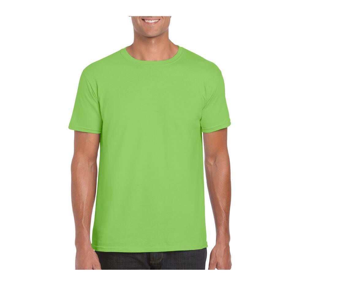 Heren T-Shirt limegroen personaliseer dit T-shirt met te gek eigen ontwerp