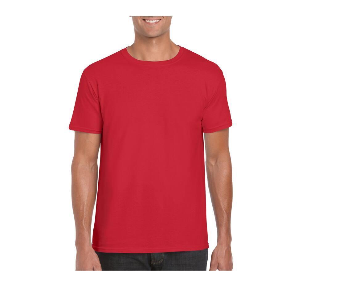 Heren T-Shirt rood personaliseer dit T-shirt met eigen tekst ontwerp