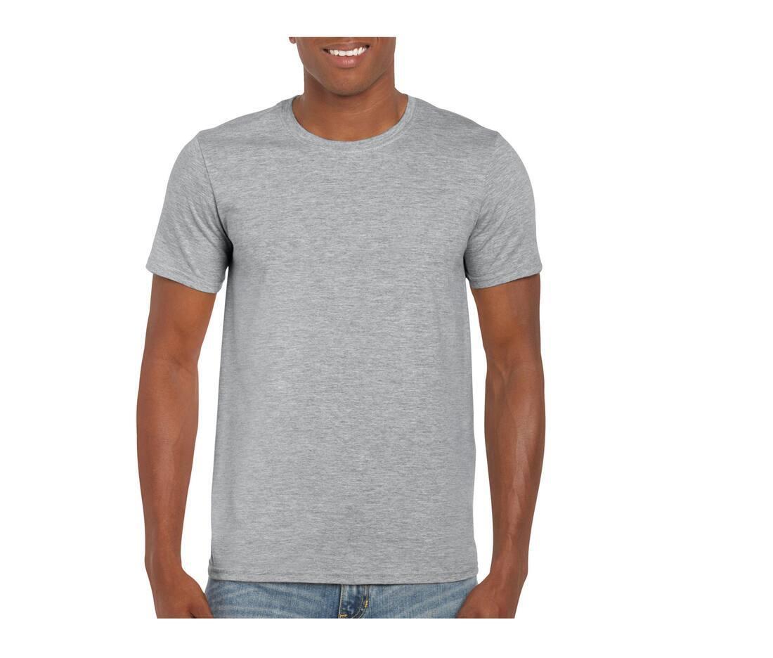 Heren T-Shirt sport grijs personaliseer dit T-shirt met eigen foto, tekst