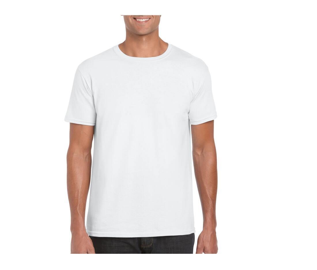 Heren T-Shirt wit personaliseer dit T-shirt met eigen tekst ontwerp