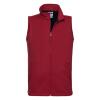Innovatief Heren Softshell Gilet rood met Teflon Bescherming te personaliseren bedrijfslogo
