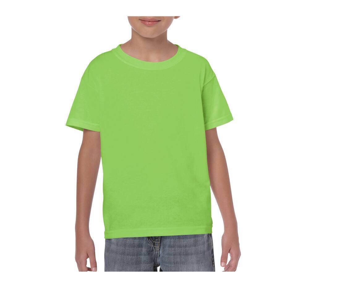 Kinder T-shirt limegroen Personaliseer dit T-shirt met eigen ontwerp
