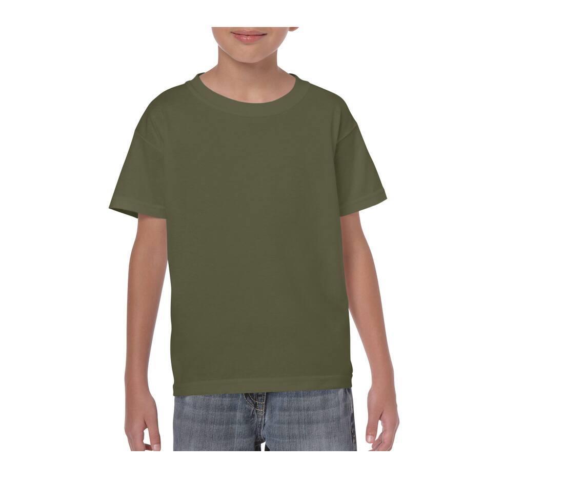 Kinder T-shirt military green Personaliseer dit T-shirt met eigen ontwerp
