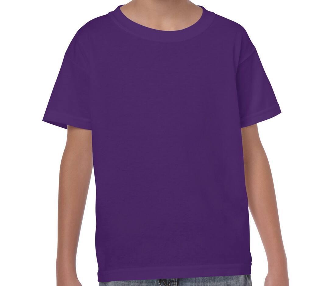 Kinder T-shirt paars Personaliseer dit T-shirt met eigen ontwerp