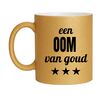 foto 1 Koffie of thee beker voor een oom van goud
