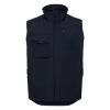 Robuuste Russell Werkbodywarmer donkerblauw met Teflon Bescherming bedrukken met bedrijfslogo