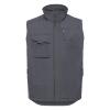 foto 1 Robuuste Russell Werkbodywarmer donkergrijs met Teflon Bescherming bedrukken met bedrijfslogo