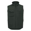 Robuuste Russell Werkbodywarmer flessengroen met Teflon Bescherming bedrukken met bedrijfslogo