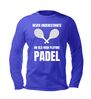 foto 2 T-shirt lange mouw Never underestimate an Old Man playing padel