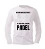 foto 4 T-shirt lange mouw Never underestimate an Old Man playing padel