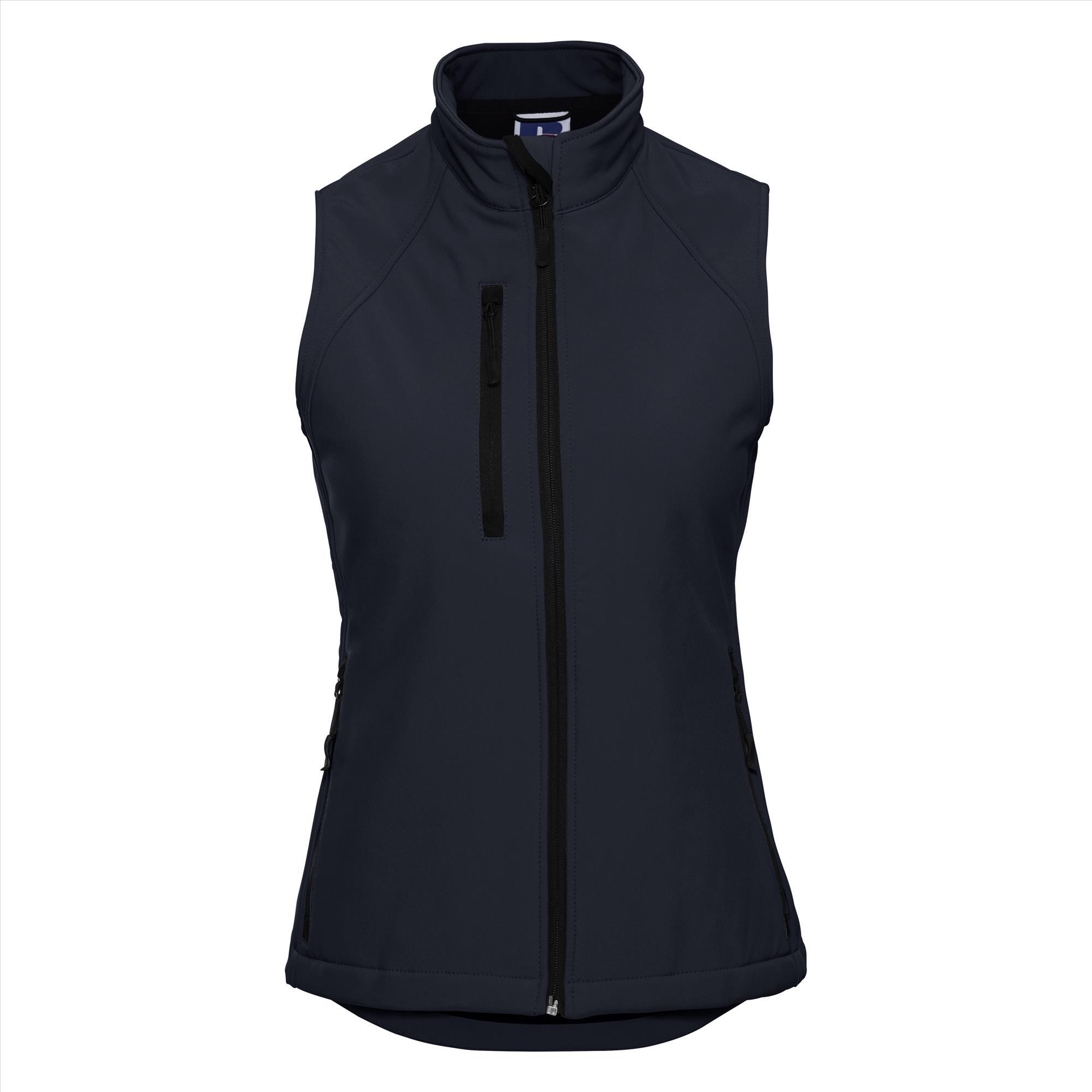 Trendy dames bodywarmer donkerblauw