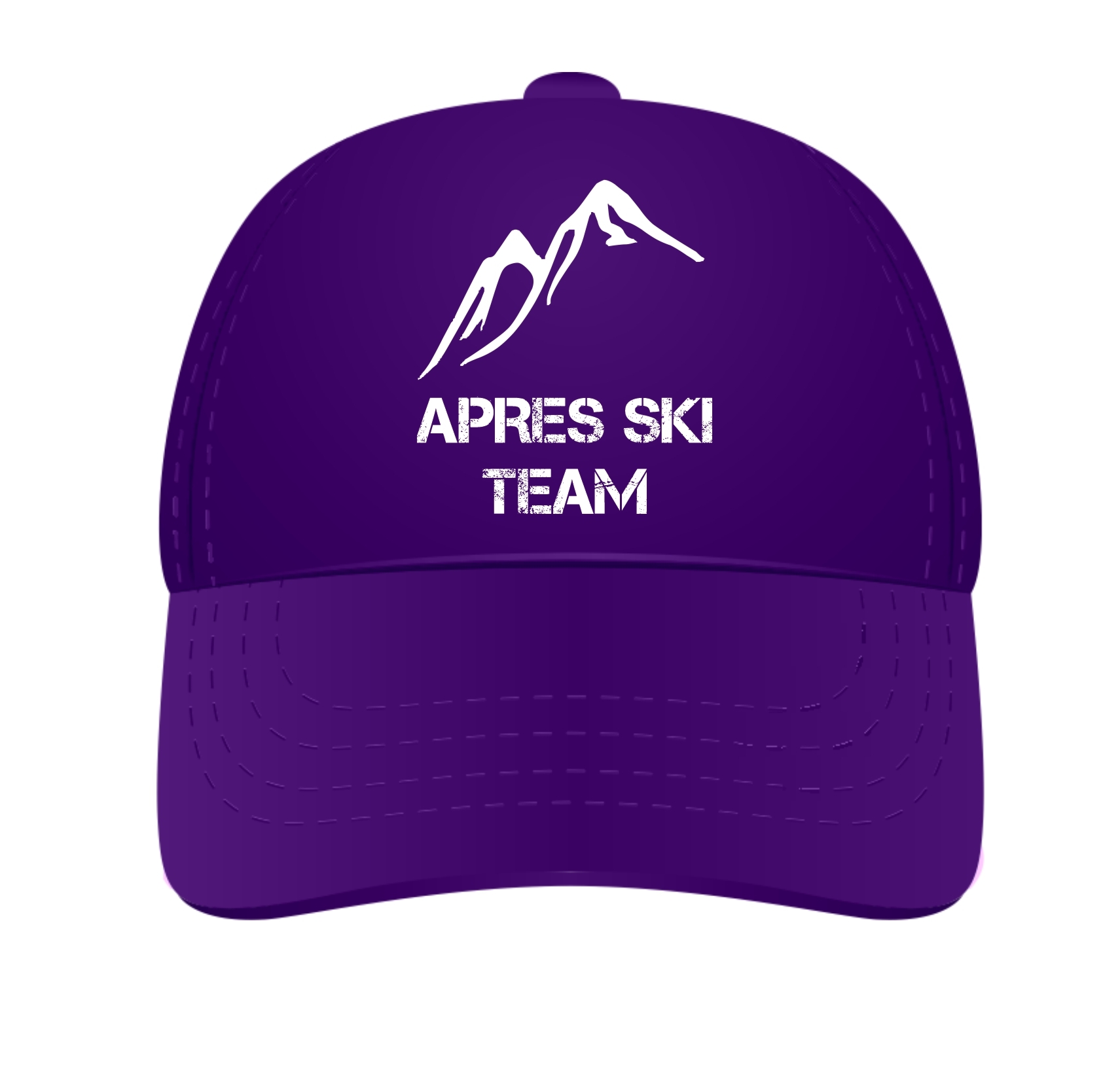 Verstelbare cap voor een apres ski party met de tekst apres ski team 
