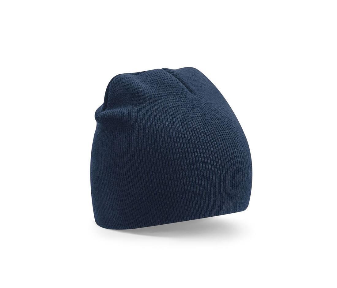 Beanie donkerblauw warme wintermuts Stijlvol