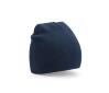 Beanie donkerblauw warme wintermuts Stijlvol