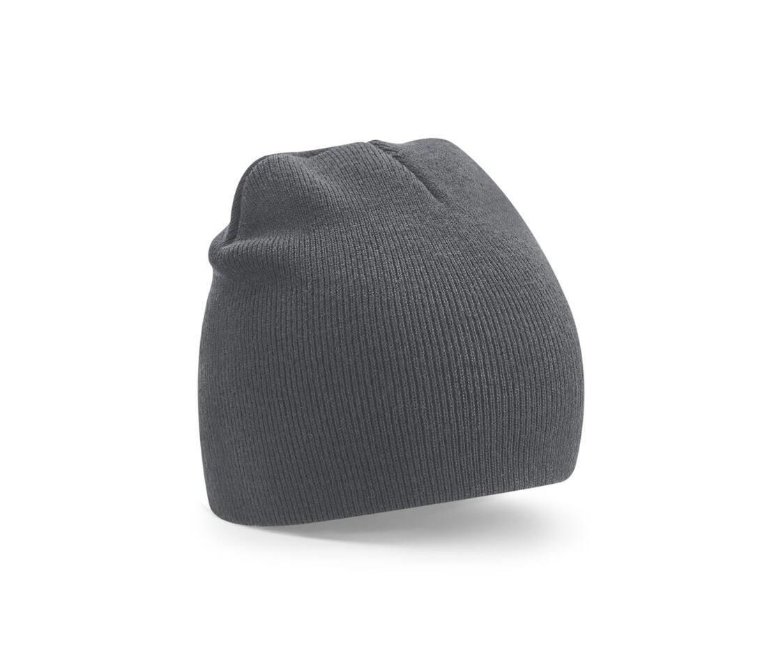 Beanie graphite grijs warme wintermuts Stijlvol