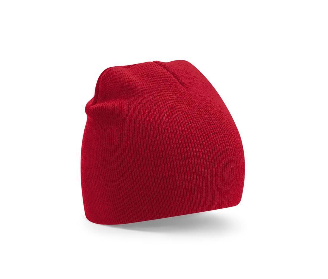 Beanie rood warme wintermuts Stijlvol
