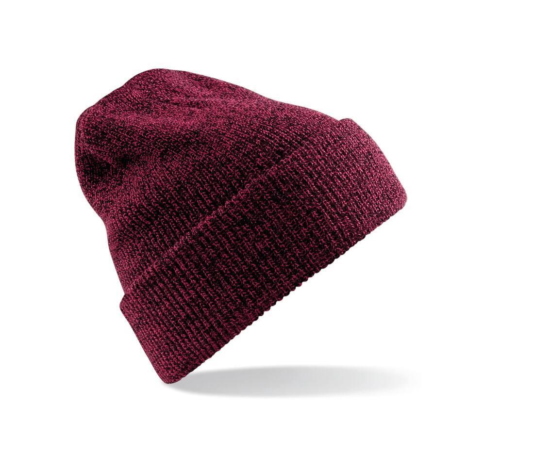 De Heritage Beanie Wintermuts antique burgundy volwassen klassiek en Comfortabel