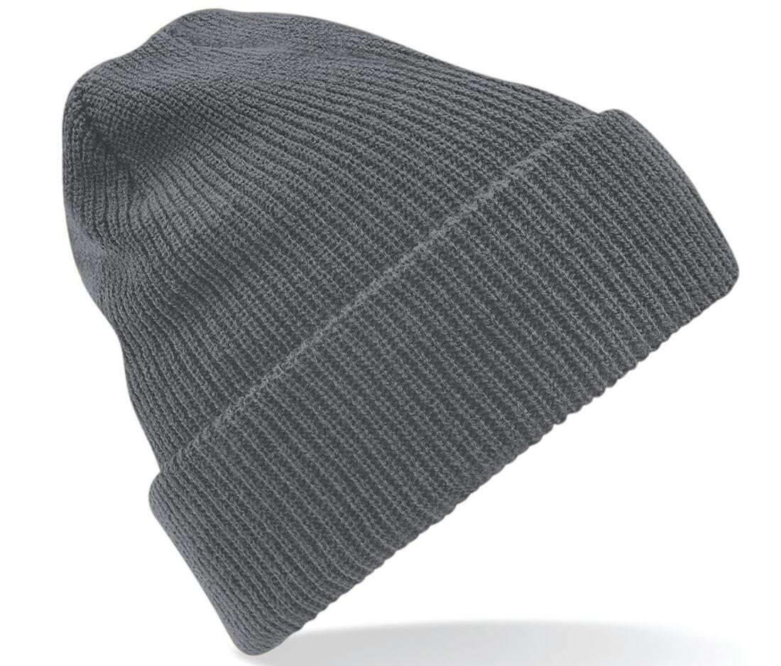 De Heritage Beanie Wintermuts graphite volwassen klassiek en Comfortabel